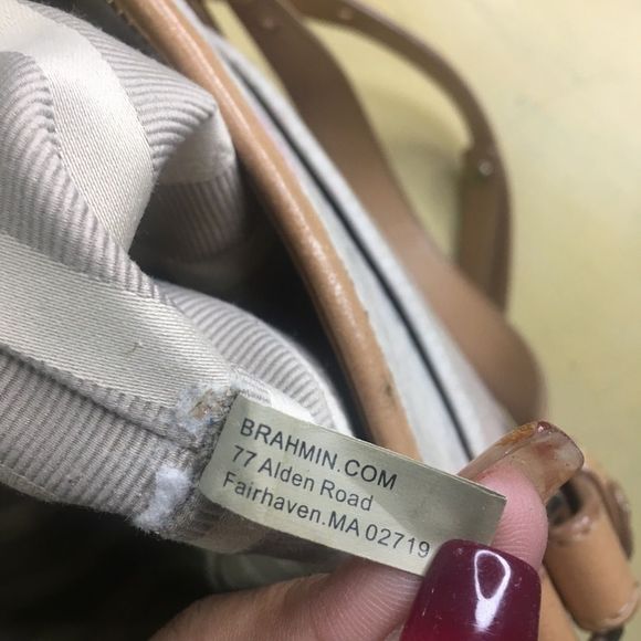 Brahmin Talitha Floral Gloss Shoulder Purse with Crossbody Strap - Picture 12 of 16